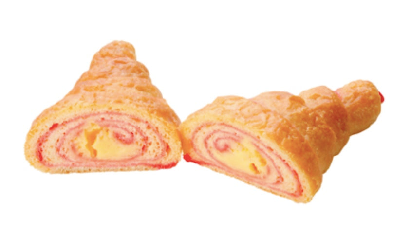 10 Cornetti Surgelati gusto crema Red Velvet senza Glutine, Free Gluteen e senza lattosio - 10 Pezzi