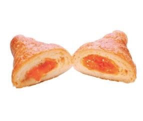 10 Cornetti Surgelati Albicocca senza Glutine, Free Gluteen e senza lattosio - 10 Pezzi