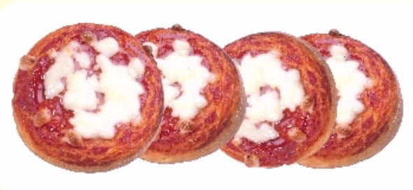 10 porzioni di Pizzette, Mini Pizza Margherita senza glutine, prodotto surgelato, Gluteen free - ingrosso