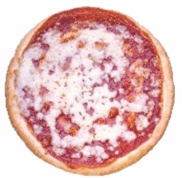 10 porzioni intere di Pizza Margherita senza glutine, prodotto surgelato, Gluteen free - ingrosso