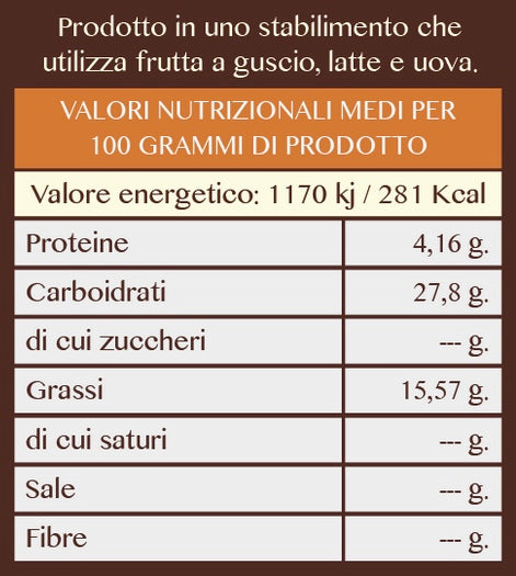 5 Torte ai pinoli Surgelate senza glutine