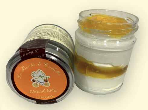 9 Vasetti Cheesecake gusto Limone senza glutine e senza lattosio, prodotto surgelato - ingrosso