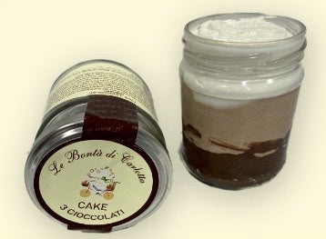 9 Vasetti Cake al Cioccolato senza glutine e senza lattosio, prodotto surgelato - ingrosso